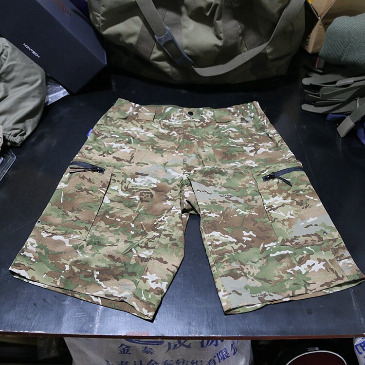 Montech single guide camouflage tactical shorts MC Blue Black Two colors
