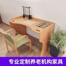 Suitable Aging Desk Nursing Home Furnishings Daycare Center Pension Years Apartments Calligraphy Table Modern Log Table Customize
