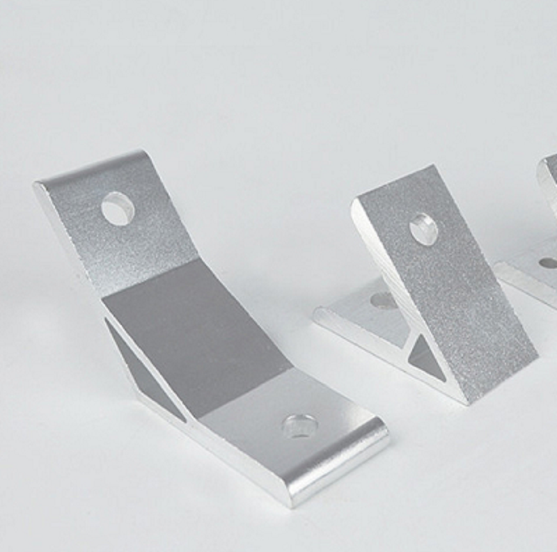 45°inner corner piece 4040 bevel connector 45 degree bracket angle corner code aluminum profile industrial accessories