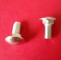 304 stainless steel half round head square neck bolt shelving screw carriage screws M12 * 25 * 30 * 100 * 100