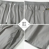 Шелковые трендовые летние шорты, мужские тонкие спортивные повседневные брюки для отдыха, штаны