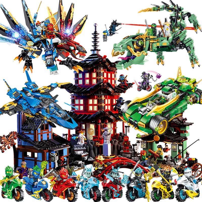 2024 Ninjago Series New Deluxe Edition Dragon Chariot Boys' Building Block Gift High-Tech Toy