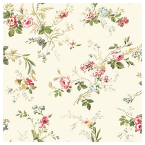 Rétro Américain Pastorale Petite Crush Fleur Original Importé Papier peint Pure Papier peint Living Room Bedroom Background Wall-style Wall