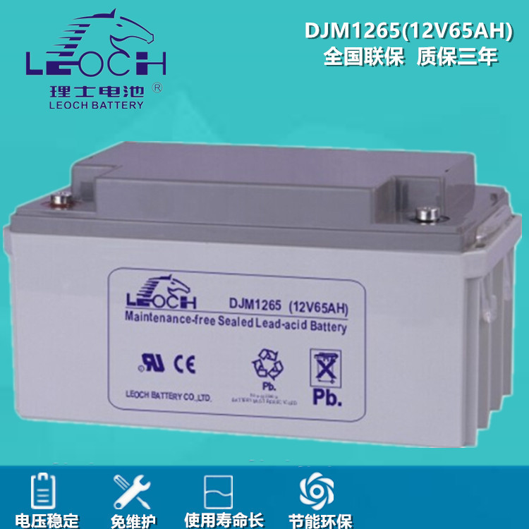 Leishi DJM1265S battery 12V65AH DC screen ups emergency power supply fire equipment original
