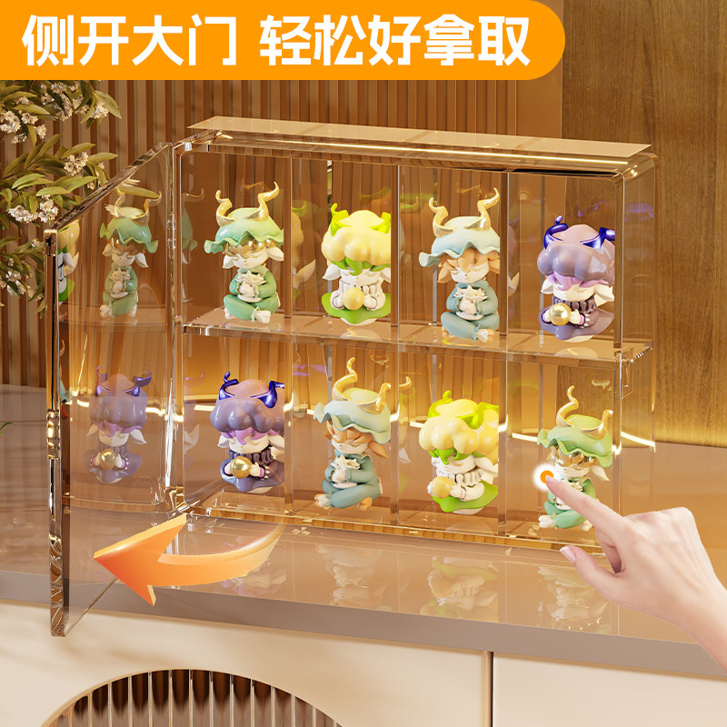 盲盒收纳展示架!透明亚克力手办展示盒太香了!收藏控必入!-手办柜-淘宝好物网