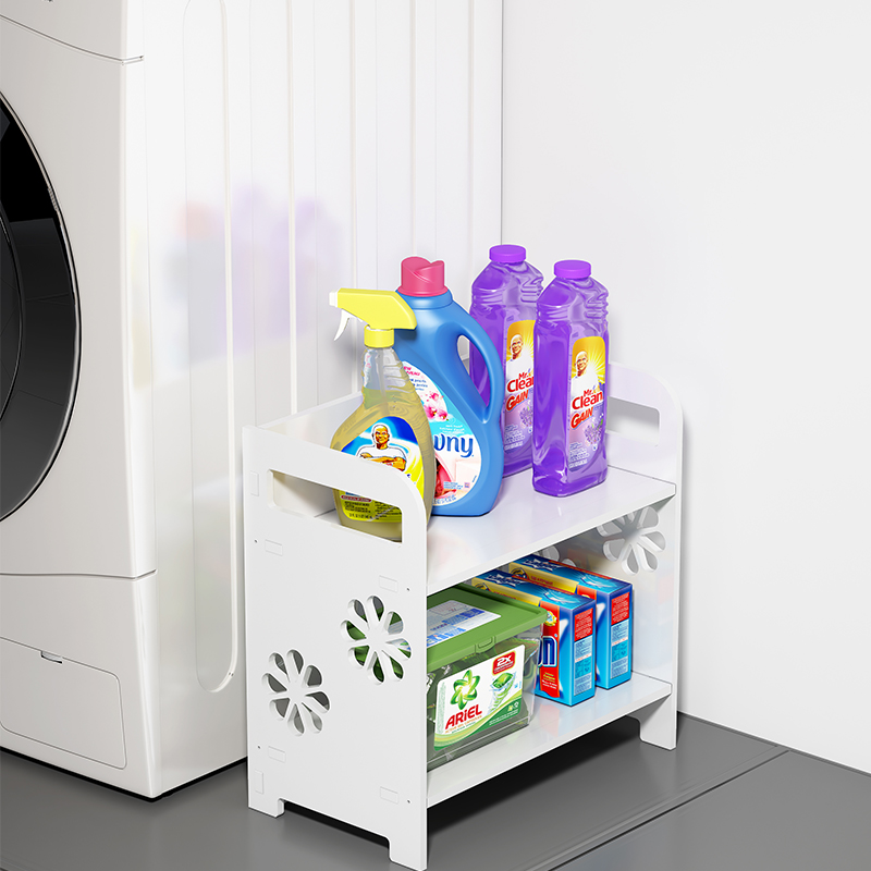 Laundry detergent DRESSING ROOM FLOOR CABINET BALCONY WASHING MACHINE DISCHARGE WASHING POWDER CONTAINING LAYER SHELF BATHROOM BATHROOM