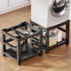 Small bathroom height-increasing storage rack