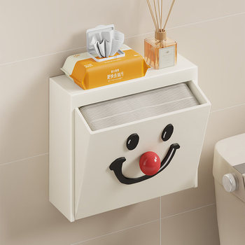 No punch-free large capacity bathroom tissue box