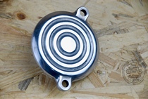 Xinyuan 400 National stick climber Milan silver bottle 440 special engine decorative cover oil filter cover