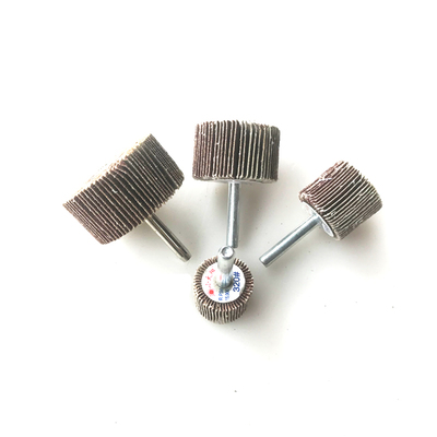 With handle 100 impeller grinding head with handle sandpaper sand cloth grinding head 100-page electric grinding head 6mm Chiba grinding polishing wheel