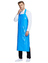 Long tpu kitchen waterproof apron multi-color optional anti-grease overcoat Adult overalls thickened wear-resistant