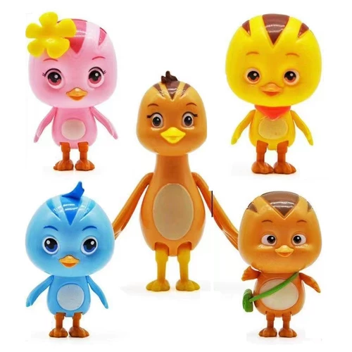 Игрушка, подвижная кукла, комплект, 5 шт, полный комплект