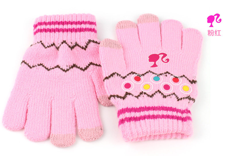 Gants pour fille BARBIE en acrylique - Ref 2150130 Image 12