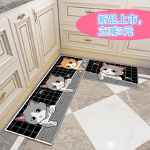 Kitchen floor mat mat carpet oil absorption household absorbent bedroom doormat bathroom toilet non-slip toilet dirt resistant mat