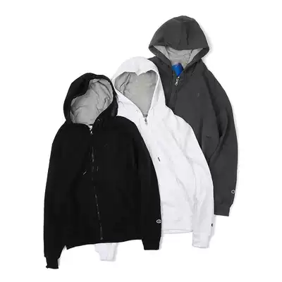 Spot TRENDY ENTERTAINMENT CHAMPION CS0897 HOODIE CLASSIC LOGO EMBROIDERY ZIPPER SWEATER HOODIE