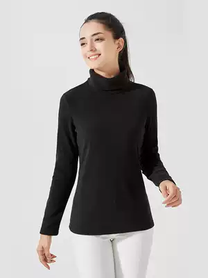 Outdoor fleece women 2019 autumn and winter lapel sleeve head windproof plus velvet warm fleece coat base shirt