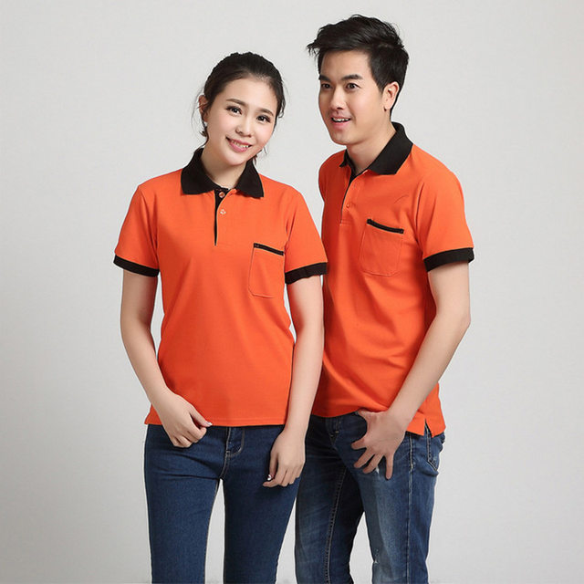 ຜ້າຝ້າຍແຂນສັ້ນ custom printed logo shirt custom advertising shirt custom cultural shirt custom polo uniform pure