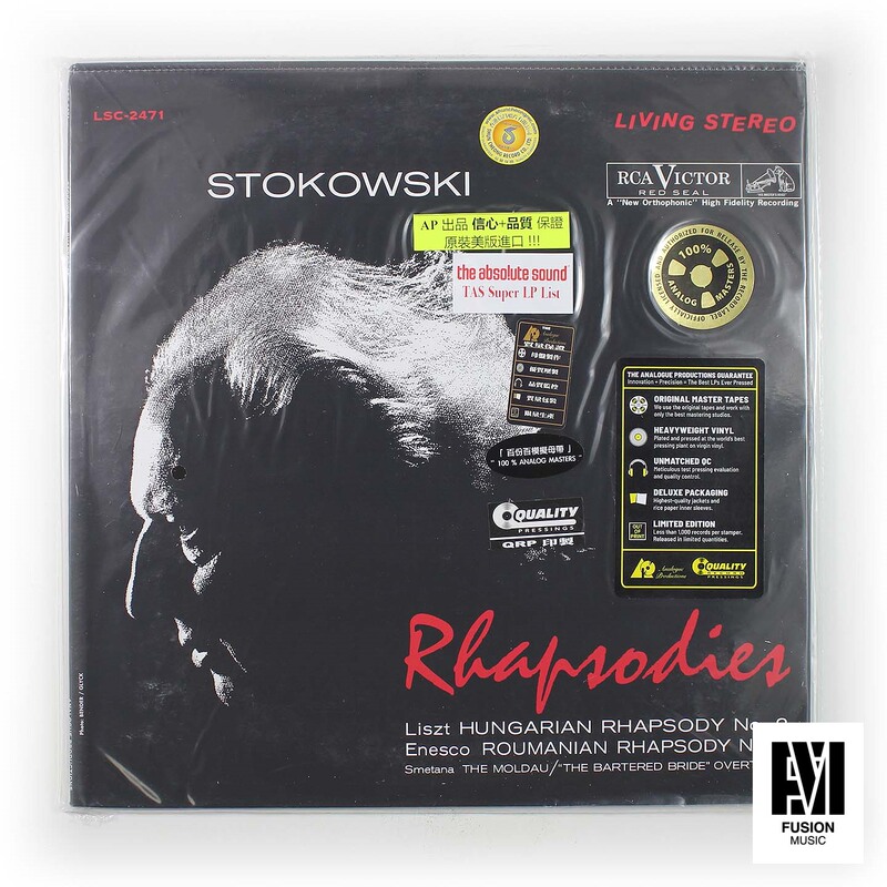 In-Stock Ap Classic Album Stokowski Liszt Rhapsody Whitehead Vinyl Lp Brand New