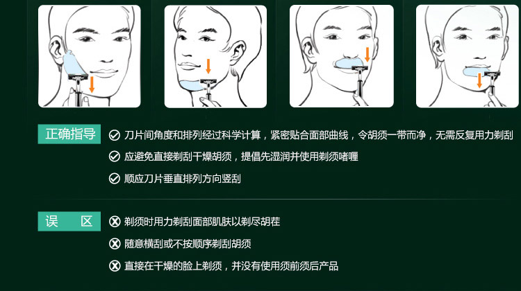 吉列1刀架3刀头+50g剃须泡_07