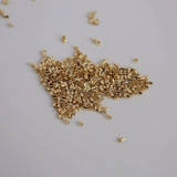 Позолоченная леска, стальная проволка, 14 карат, золотой цвет, 1.5mm, фиксаторы в комплекте, DIY