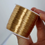 Медный золотой аксессуар ручной работы, лента, шелковые нитки для маникюра, «сделай сам»