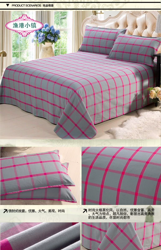 Dongxiang Pure cotton dày vải thô cũ tấm bông đặc biệt cung cấp gối đơn đôi ba bộ thông số kỹ thuật khác nhau