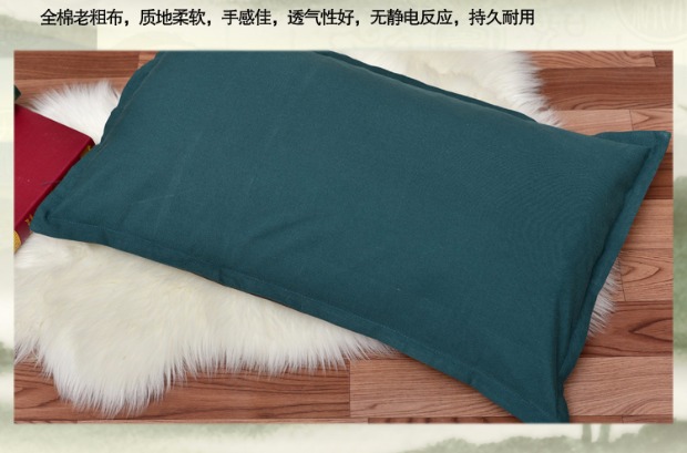 xuất khẩu Zealand New bông rắn gối thô màu tay cũ đặc biệt cung cấp miễn phí vận chuyển một cặp mã hóa dày lên váy - Gối trường hợp gối vỏ đỗ