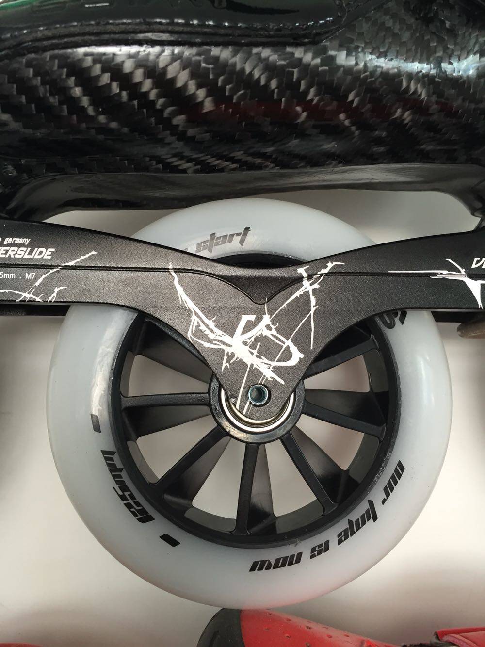 Slip speed pulley 3×125mm a set of 6 wheels