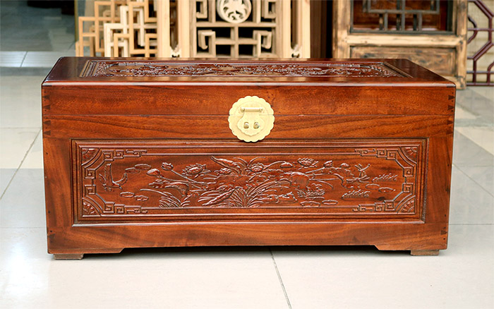Camphor cũ hộp gỗ hộp đám cưới cổ chạm khắc của hồi môn hộp lưu trữ đám cưới hộp của hồi môn hộp đám cưới thư pháp hộp - Cái hộp thùng gỗ đóng hàng
