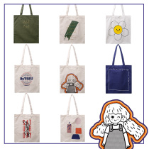 Ruosu Liang original ins new basic light and thin retro shoulder canvas bag Japanese literature simple and versatile