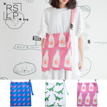 Ruo Suliang original homemade ins shoulder crossbody bag bag homemade female lazy wind Joker Japanese travel bag