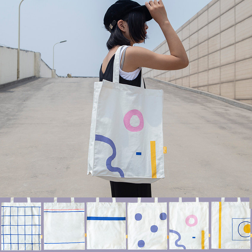 Ruo Suliang original self-made ins large-capacity one-shoulder portable canvas bag literary Joker Japanese Korean version of the tide