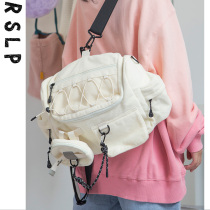 Rusu Liangpin 2021 autumn and winter New plush single shoulder crossbody back large capacity student schoolbag Japanese Harajuku