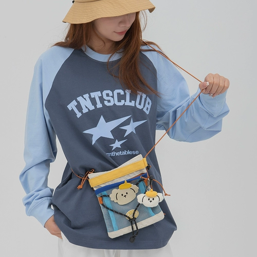 若素良品 Оригинальная милая сумка на одно плечо для кемпинга, кошелек, наушники, сумка для техники