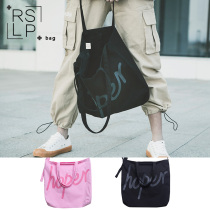 Ruo Sutang original homemade ins shoulder slung-body canvas bag tide girl Japanese lazy wind tote Net red envelope