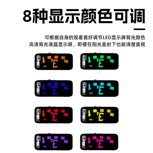 Peterson Bakelite Guitar Strobe Tuner Stroboclip HDC Бас -бас Профессиональный тюнер