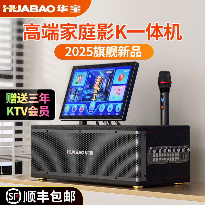 Huabao family ktv set karaoke speaker