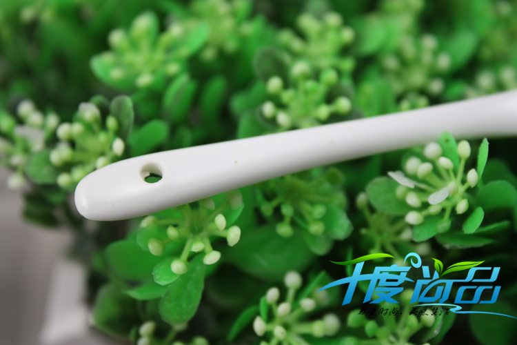 Thìa gốm sáng tạo Xương Trung Quốc Dễ thương dài Xử lý bé Baby muỗng cà phê thìa nhỏ khuấy thìa - Cà phê phin pha cà phê inox