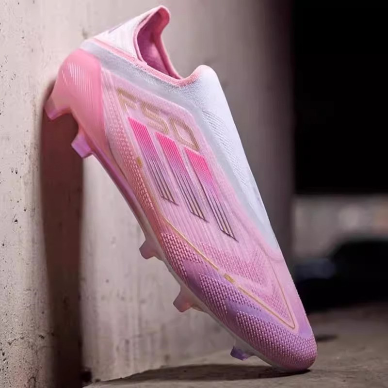 Yamal X Series F50+ Messi Football Boots Men's Speed Boots Fg Long Spikes Pink Laceless Low-Top Broken Spikes Yamal X Series F50+ Messi Football Boots Men's Speed Boots Fg Long Spikes Pink Laceless Low-Top Broken Spikes
