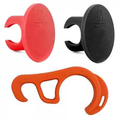 Mountain bike bike safety rely on handlebar silicone magnetic parking system for easy pocket carrying