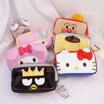 Makeup Packs Ins Cute Teenage Girl Cartoon KT Katy Cat Mickey Versatile Waterproof Wash Toiletries Cosmetic containing bag