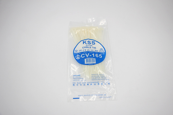 CV-165 CV-165 165B Taiwan KSS kesserai ribbon beamline with tie-wire strap 2 5 * 165mm black and white 100 roots