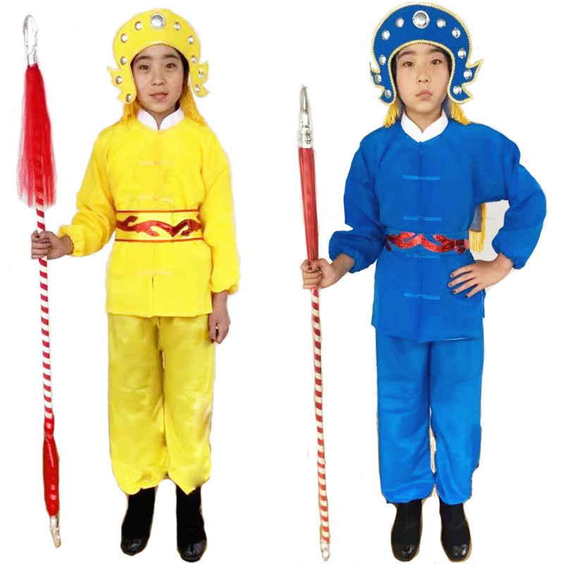 Drama Opera Manufacturer Set to Do Peking Opera Children's Opera to Say Facial Spectrum Opera Small Soldier Clothing Child Soldier Clothing