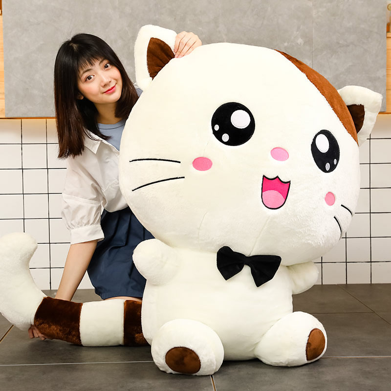 Cute kitty plush toy big dolls Puppet doll Puppet paparazzi small holding pillow bed for birthday present girl