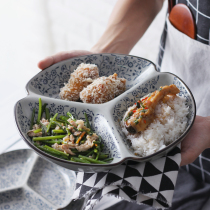 Day Style Cutlery Creative Ceramics Compartino Dish Trig Meal Trays Children Sub dinner trays Snack Breakfast home Disserts