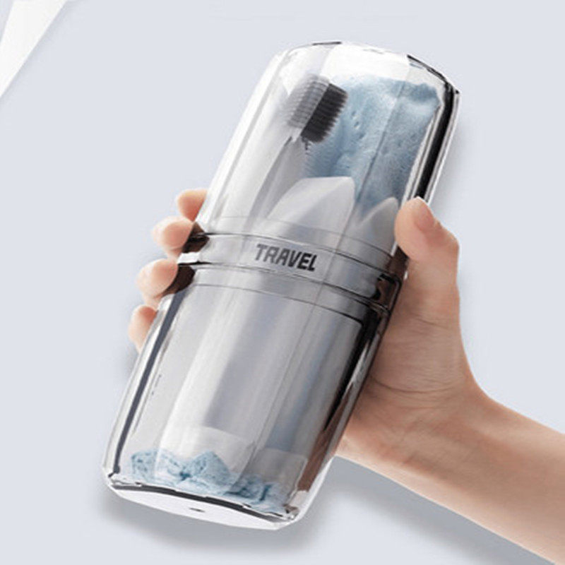 Travel toothbrush containing box washing cup portable suit toothbrushing cup dental cylinder tourism gargling cup teeth travel