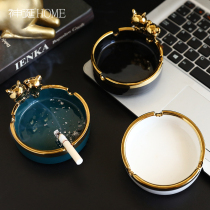 Nordic Light Lavish Sketching Ceramic Ashtrays Home Living Room Personality Trends Fashion Creative Tea Table Decorations Hem