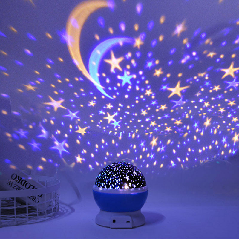 Creative Romantic Starry Sky Light Projector Bedroom Dreamy Swivel Full Stars Sleep Children Couple Bedside Small Nightlight