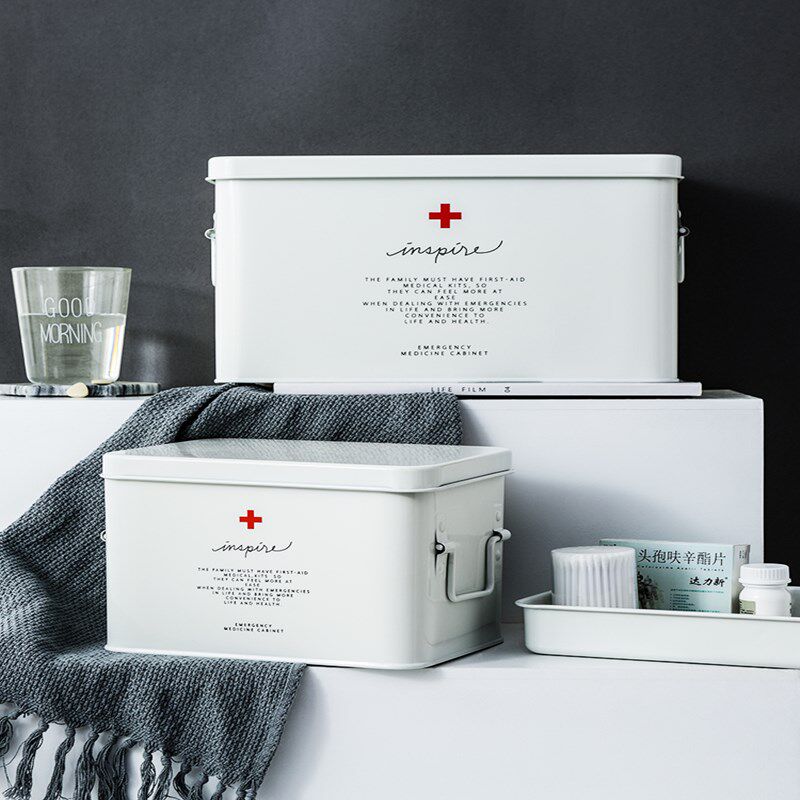 Medicine box household medicine box storage box large large capacity multi-layer family first aid box medical box medicine box storage box