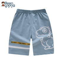 Bean Dragon summer shorts for boys and girls pure cotton thin five-point pants childrens leggings baby open beach pants